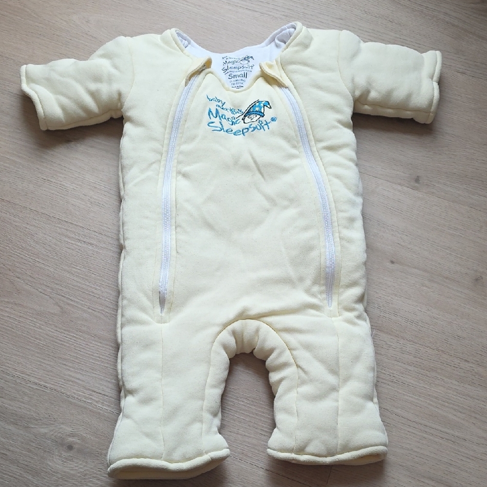 Baby Merlin's Magic Sleepsuit In Cream Size Small 3/6M 12-18pounds
